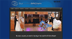 Desktop Screenshot of djchrisbrown.com